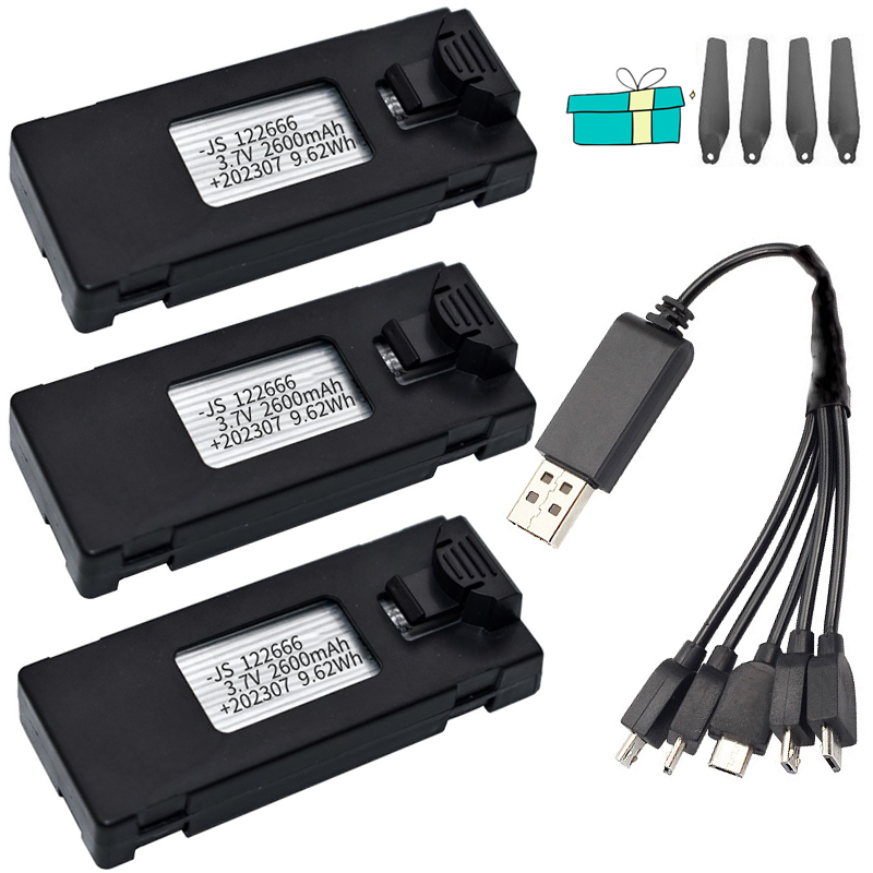 Eachine Drone E58 - 3.7V 2600Mah Drone batterie RC chargeur